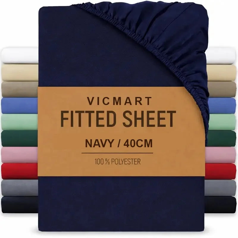 Extra Deep Fitted Sheet 40cm | Soft Brushed Microfibre | UK Sizes
