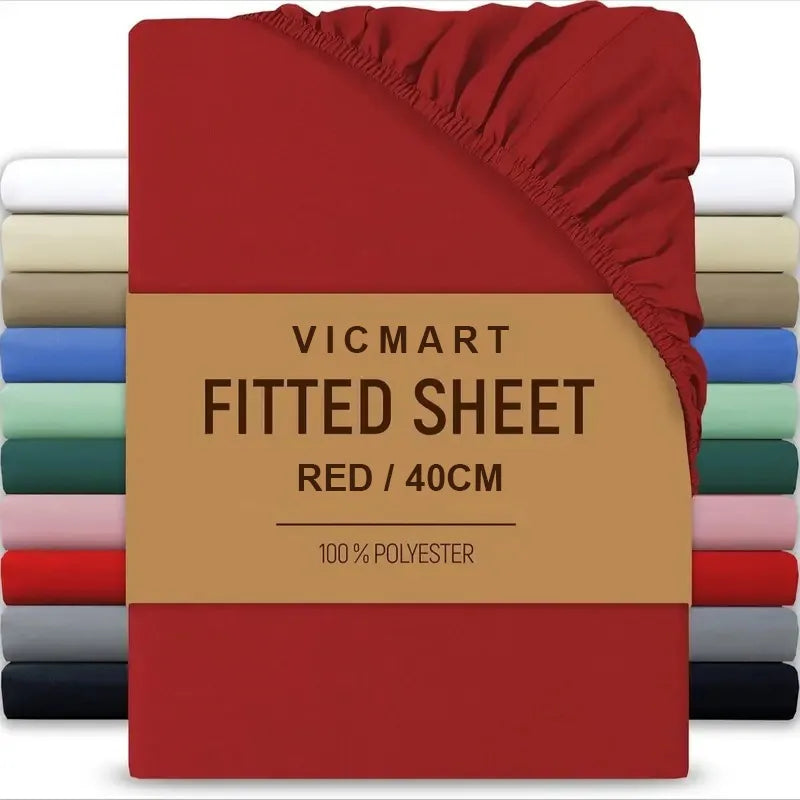 Extra Deep Fitted Sheet 40cm | Soft Brushed Microfibre | UK Sizes