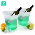 2-Pack 5L LED Colour Changing Ice Buckets
