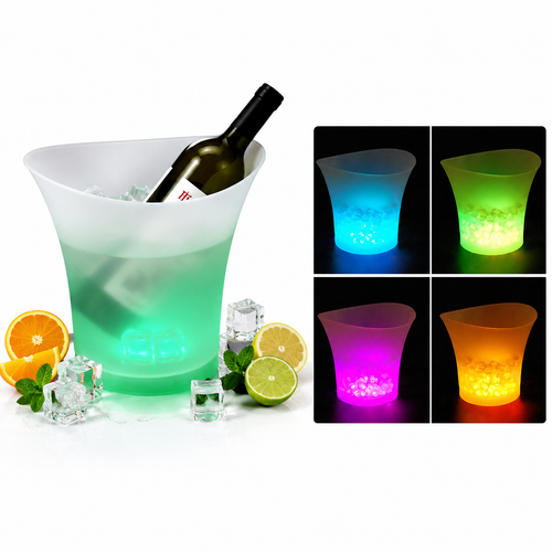 2-Pack 5L LED Colour Changing Ice Buckets