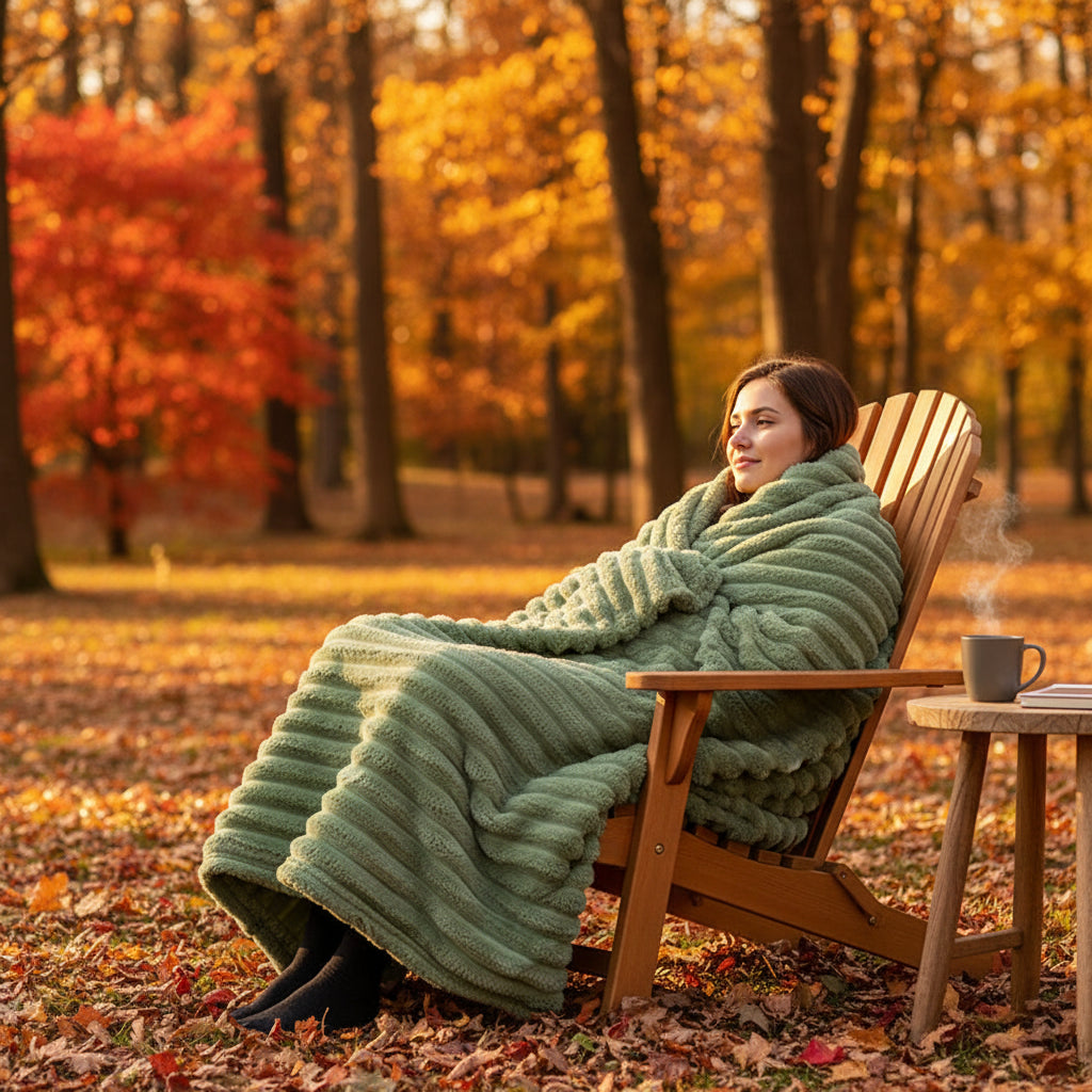 Rosekind Fleece Throw Blanket | 300GSM Soft & Warm | All Seasons | 3 Sizes
