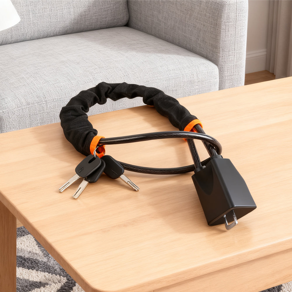 Car Steering Wheel Lock With 3 Keys Anti Theft Device Seat Belt Lock Steering Wheel Lock