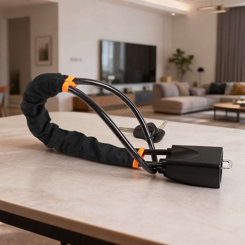 Car Steering Wheel Lock With 3 Keys Anti Theft Device Seat Belt Lock Steering Wheel Lock