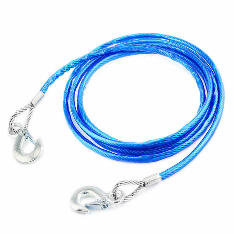 Heavy Duty Emergency Tow Rope with Forged Steel Safety Hook