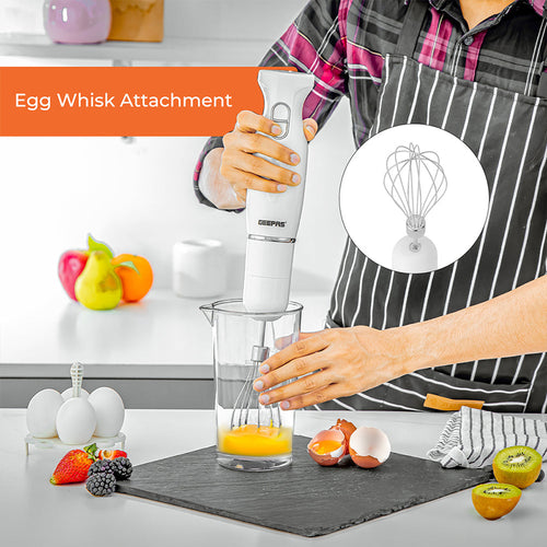 4-in-1 Electric Hand Blender Set 200W – Stick Blender