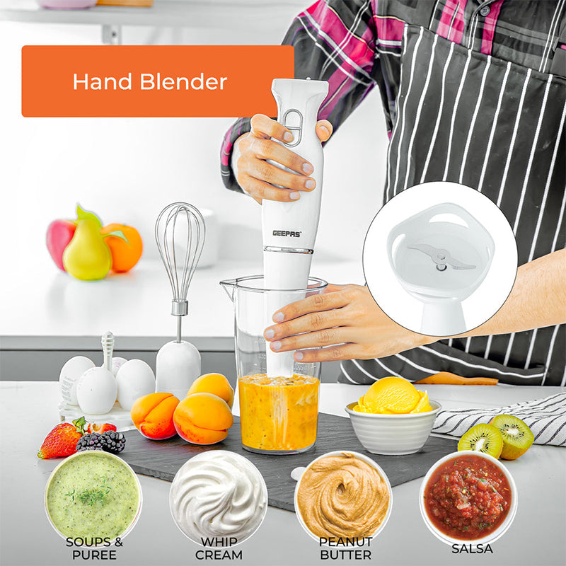 4-in-1 Multi-Functional Electric Hand Blender Set (200W)