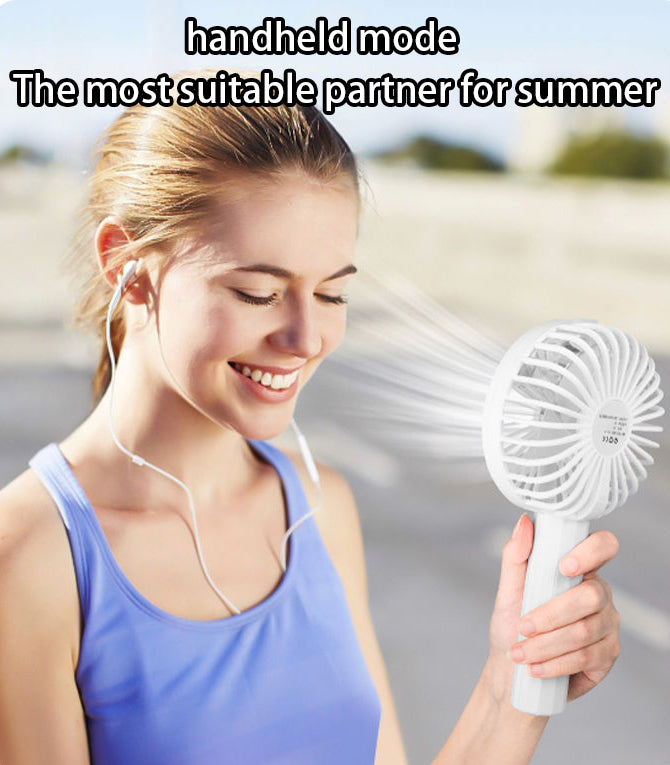 USB Rechargeable Handheld Water Spray Mist Fan