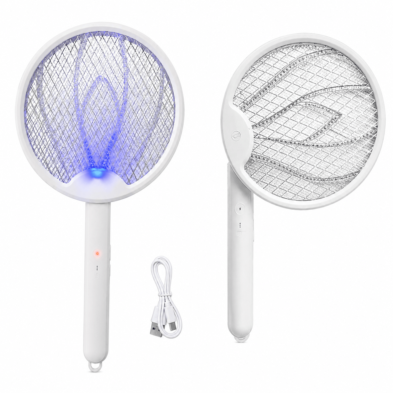 Rechargeable Electric Fly Swatter | 3500V Foldable Fly Zapper