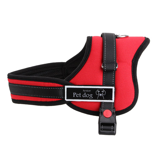 Adjustable Mesh Dog Harness – No-Pull, Vest Style, Size XL
