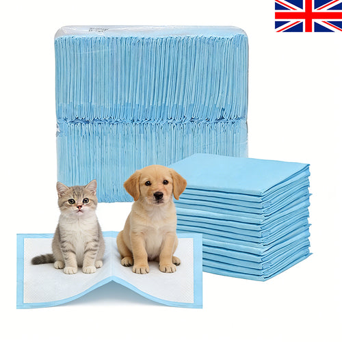 100-Pack Super Absorbent Puppy Training Pads - Leakproof Pet Pee Mats (33x45cm)