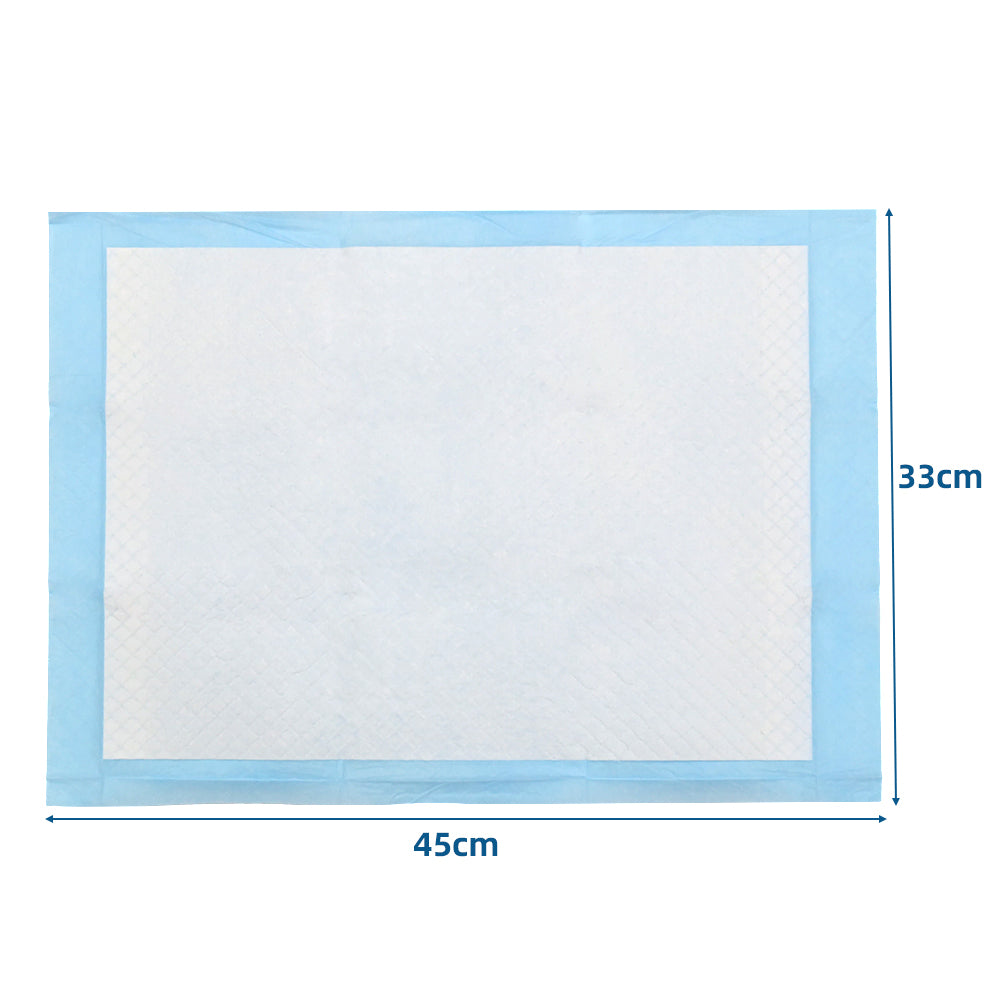 100-Pack Super Absorbent Puppy Training Pads - Leakproof Pet Pee Mats (33x45cm)