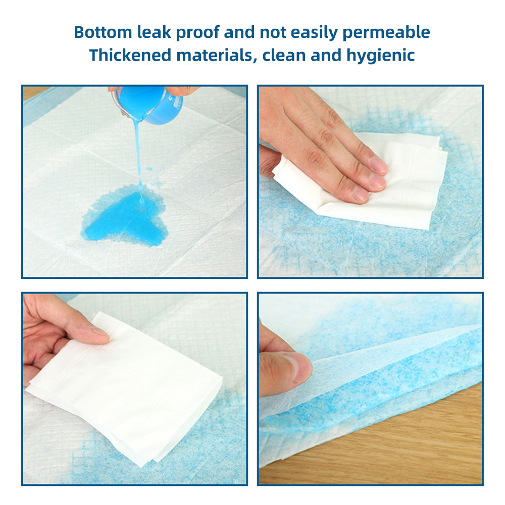 100-Pack Super Absorbent Puppy Training Pads - Leakproof Pet Pee Mats (33x45cm)