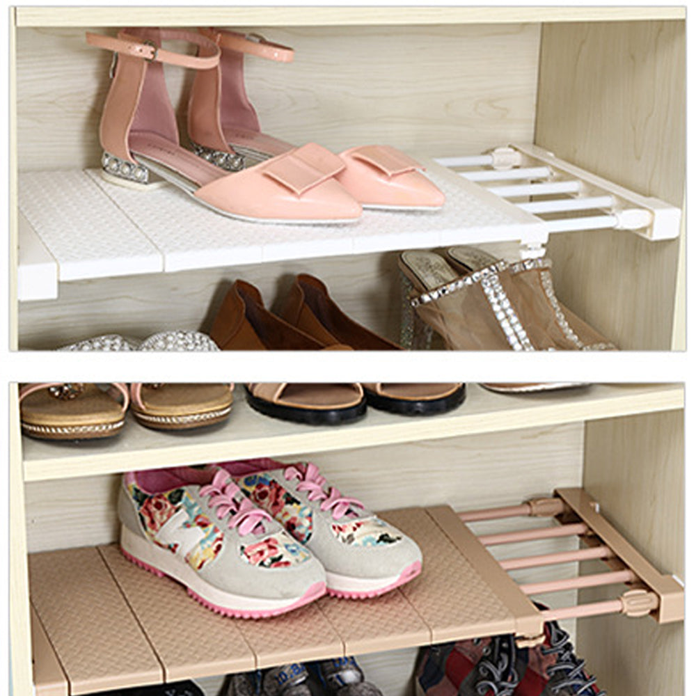 Adjustable Extendable Closet Storage Rack Organizer Shelf