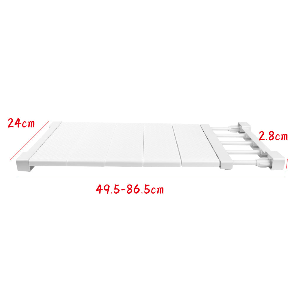 Adjustable Extendable Closet Storage Rack Organizer Shelf