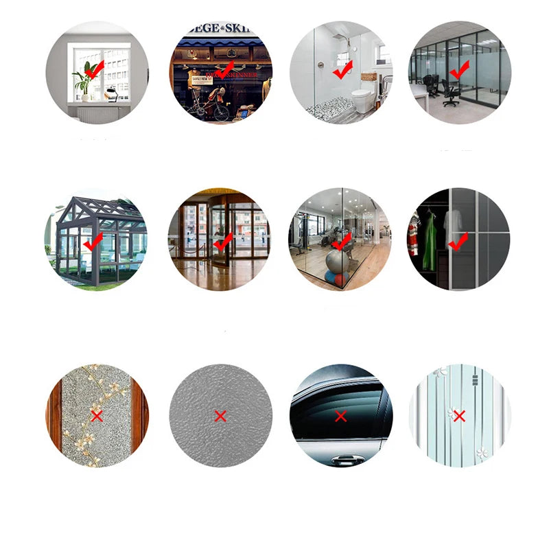 Christmas Window & Glass Stickers | 22 Festive Designs | Santa, Snowman, Snowflakes & More | Home & Shop Decoration