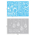 Christmas Window & Glass Stickers | 22 Festive Designs | Santa, Snowman, Snowflakes & More | Home & Shop Decoration