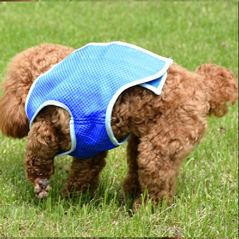 Dog Cooling Vest Jacket Puppy Summer Coat Reusable Evaporative Chilled XS