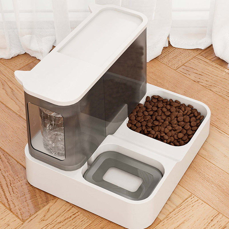 2 in 1 Automatic Pet Feeder Food Water Dispenser Bowl Dog Cat Self Feeding