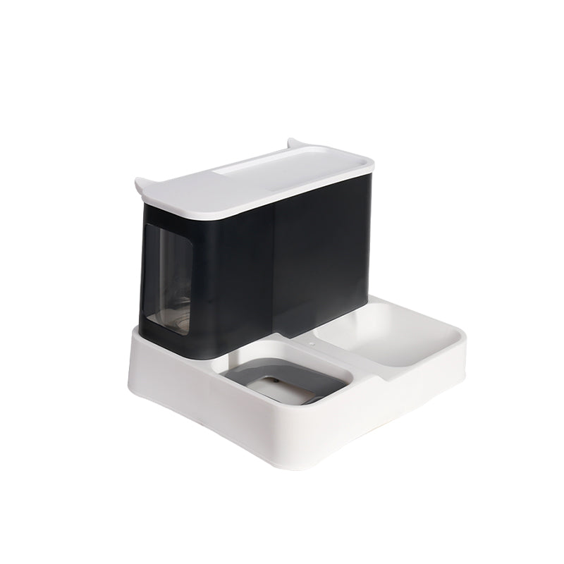 2 in 1 Automatic Pet Feeder Food Water Dispenser Bowl Dog Cat Self Feeding