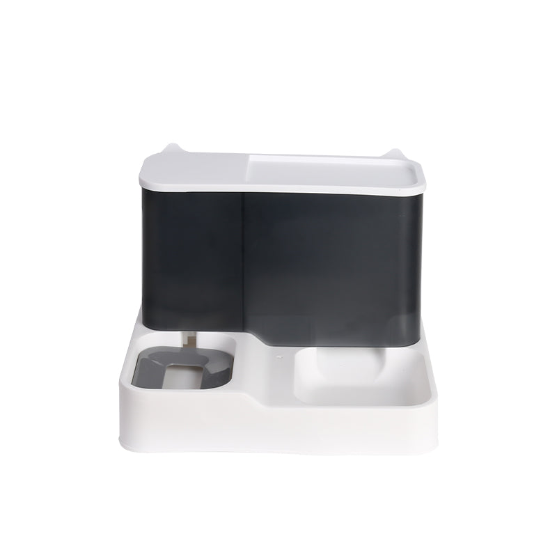 2 in 1 Automatic Pet Feeder Food Water Dispenser Bowl Dog Cat Self Feeding