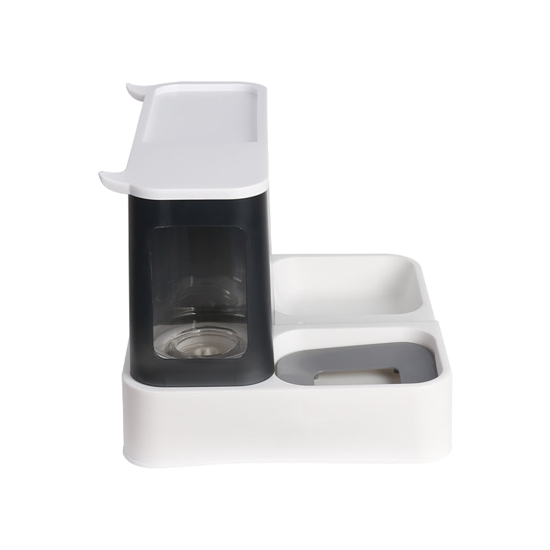 2 in 1 Automatic Pet Feeder Food Water Dispenser Bowl Dog Cat Self Feeding