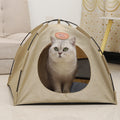 Cozy Pet Tent House with Warm Cushion Bed Pad for Cats & Puppies