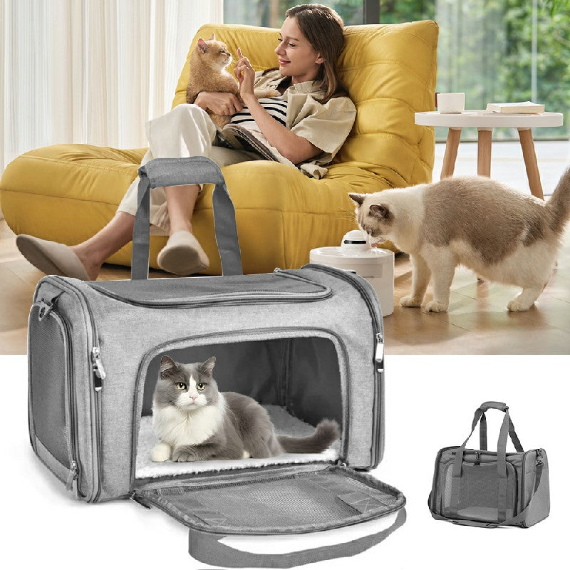 Large Soft Fabric Portable Pet Carrier Bag