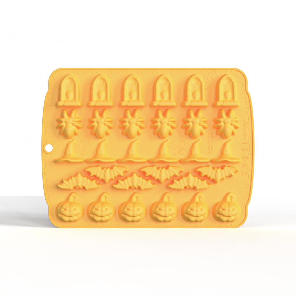 3D Halloween Silicone Baking Mould | Skull, Brain, Pumpkin & Zombie | Food Grade | Cake, Chocolate & Ice | Party Decoration