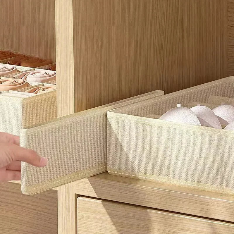 Drawer Organiser Storage Box | Wardrobe Divider for Underwear, Socks & Clothes