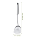 Stainless Steel Wok Utensil Set | Spatula, Ladle & Slotted Spoon | 15" All-Metal