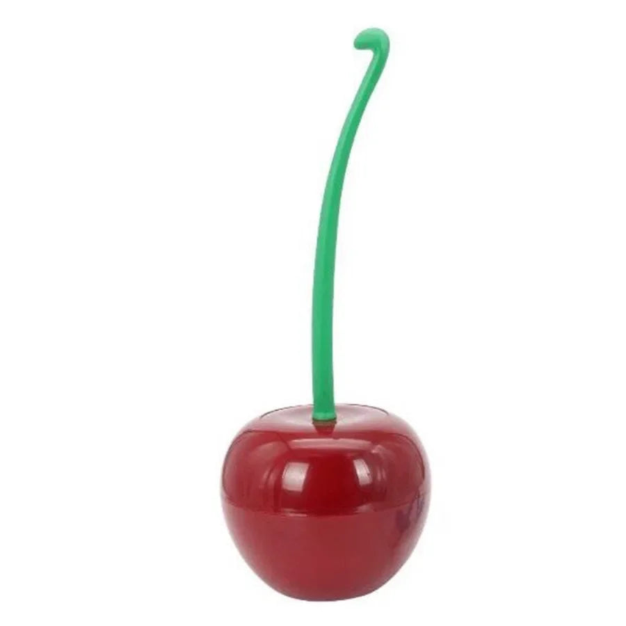 Cherry Shape Toilet Brush & Holder Set | Creative Bathroom Accessory