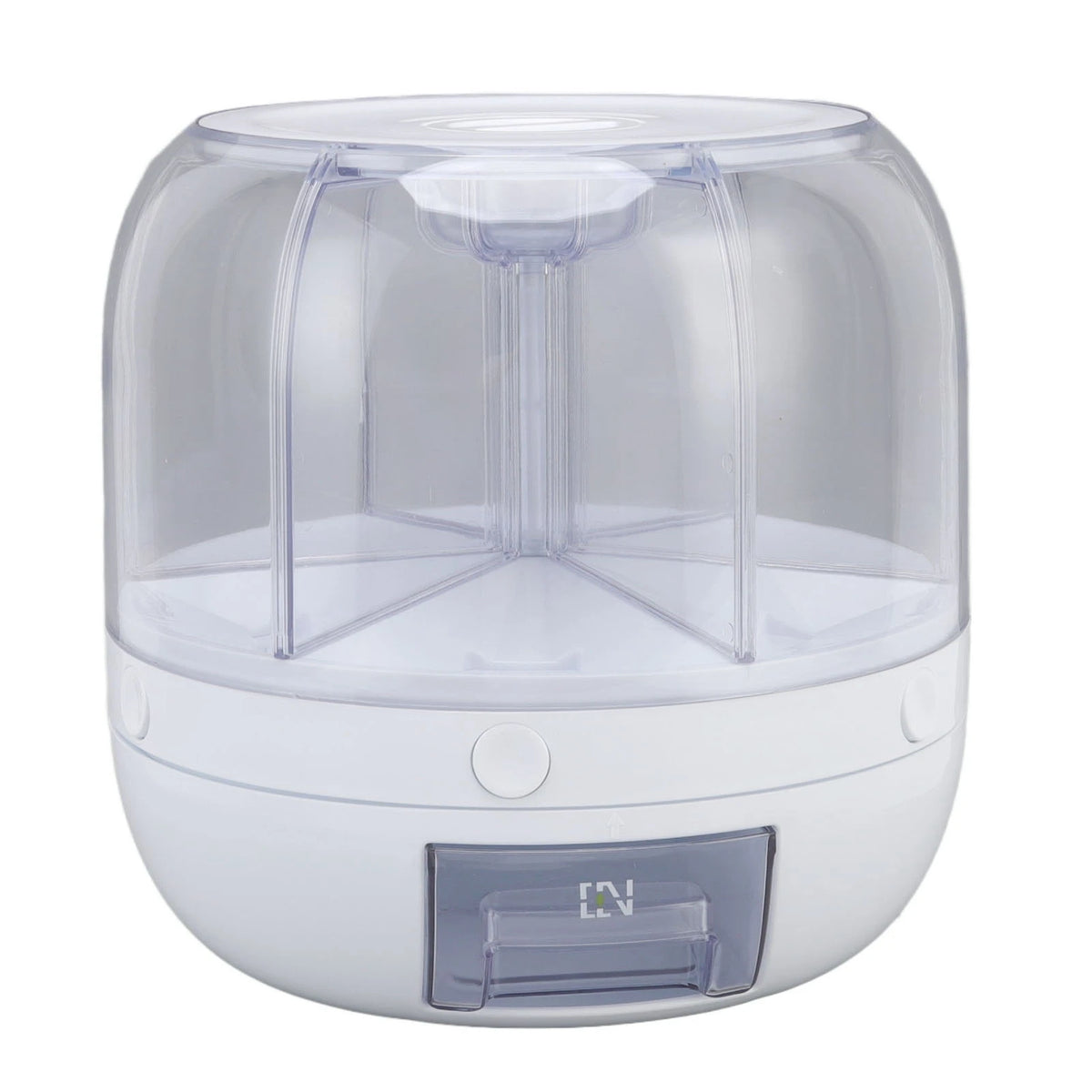 6-Grid Rotating Cereal & Grain Dispenser – Airtight Kitchen Storage Container