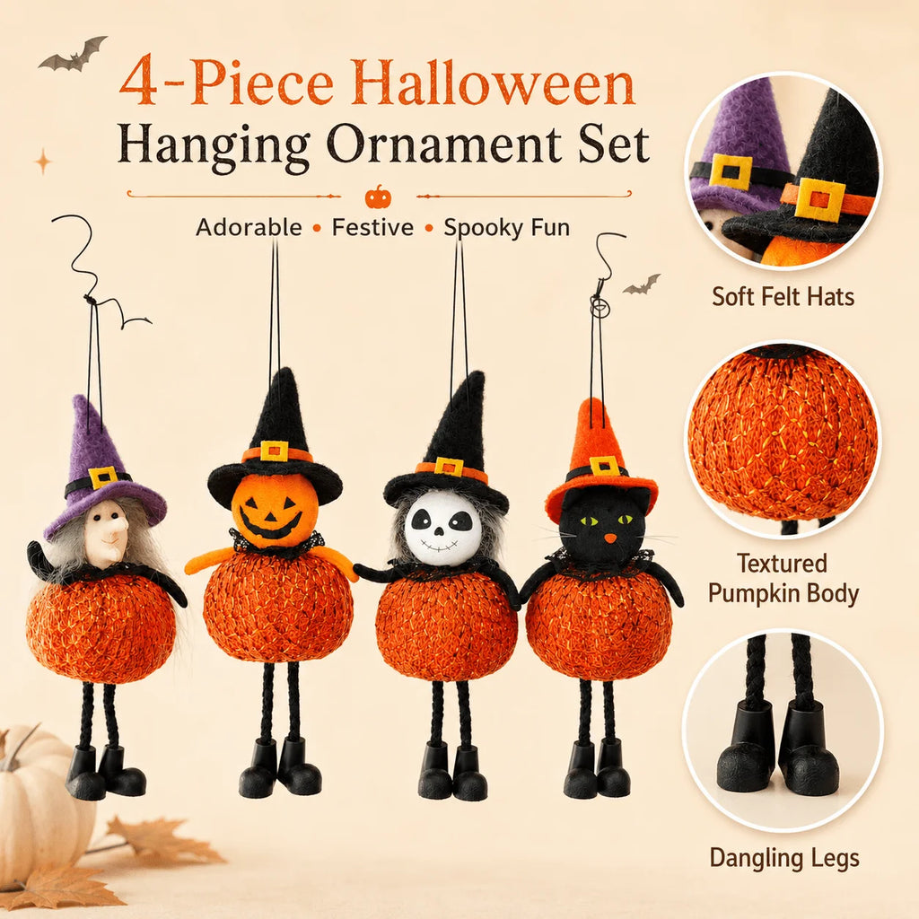 Cute Halloween Hanging Ornament with Dangling Legs