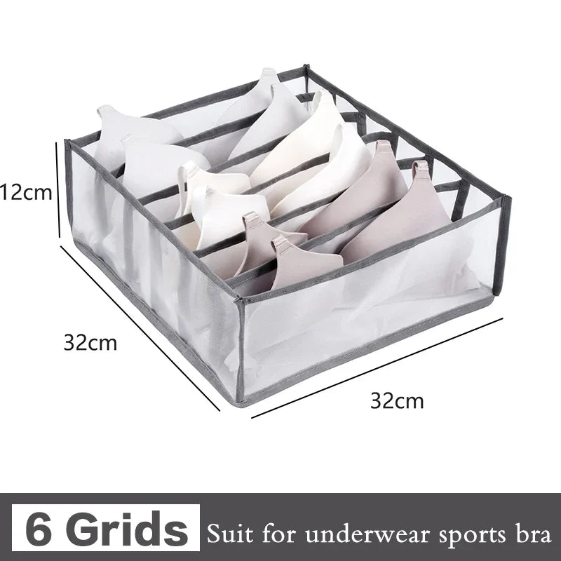 Drawer Organiser Storage Box | Wardrobe Divider for Underwear, Socks & Clothes