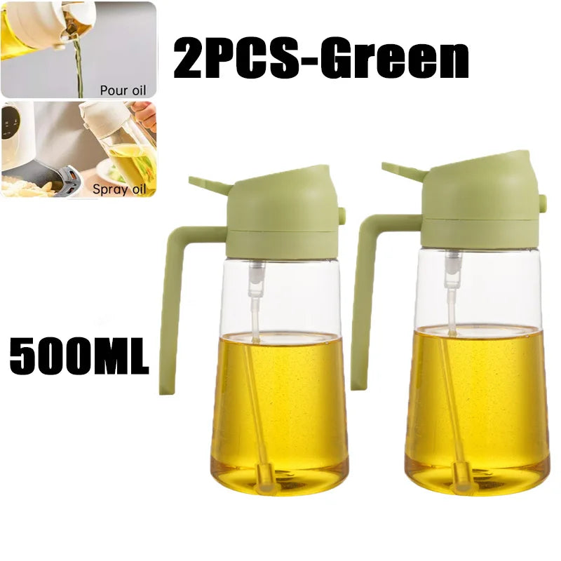 Oil Spray Bottle for Cooking | 200ml / 300ml / 500ml | BBQ, Baking & Kitchen Misting Sprayer