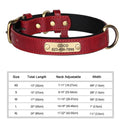 Personalised Leather Dog Collar | Free Engraving | XS–XL | 9 Colours