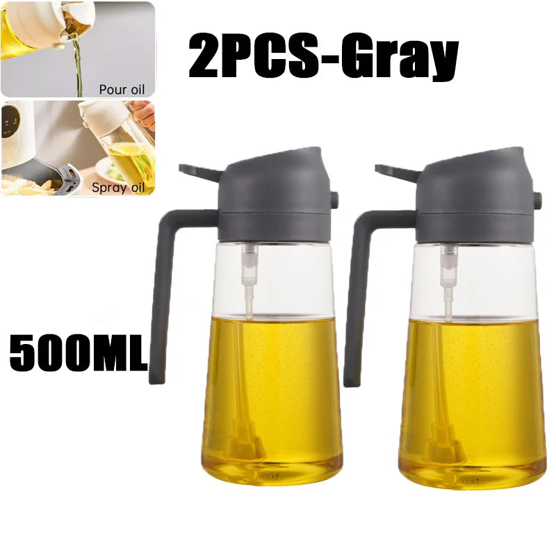 Oil Spray Bottle for Cooking | 200ml / 300ml / 500ml | BBQ, Baking & Kitchen Misting Sprayer