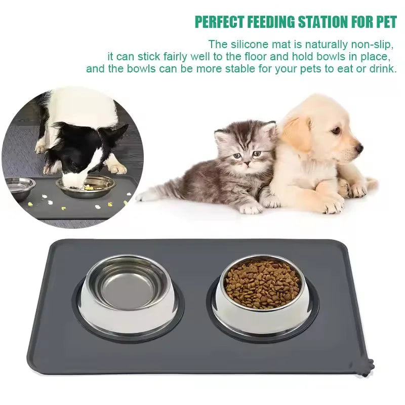 Puppy Starter Bundle – 7-Piece Set | Training Pads, Potty Tray, Cave Bed, Squeaky Ball, Collar, Feeding Mat & Double Bowl