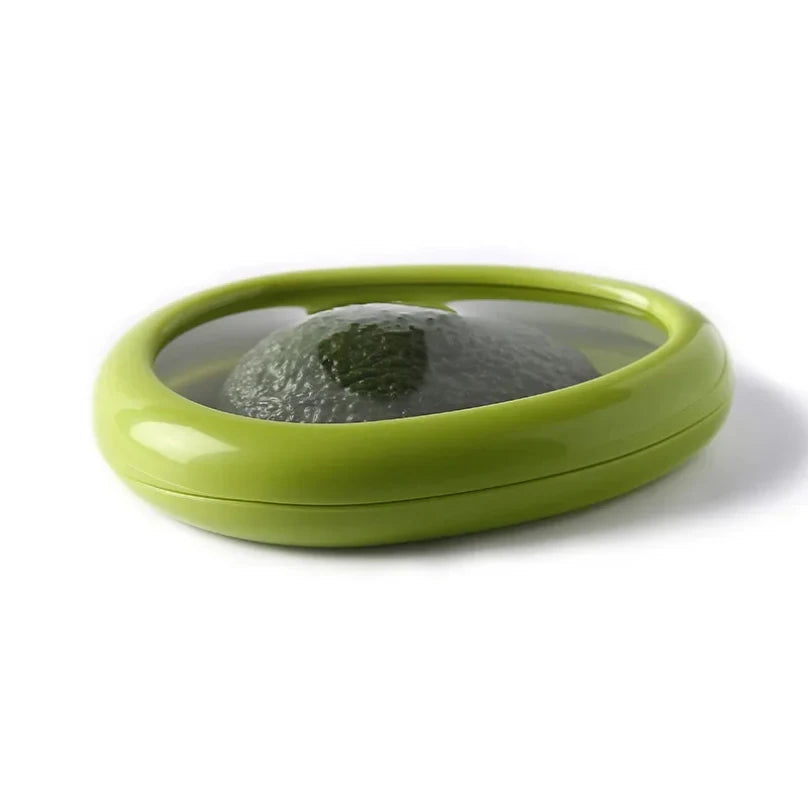 Round Fruit & Vegetable Fresh-Keeping Crisper Box | Avocado, Tomato, Lemon & Onion Keeper | 4 Colours