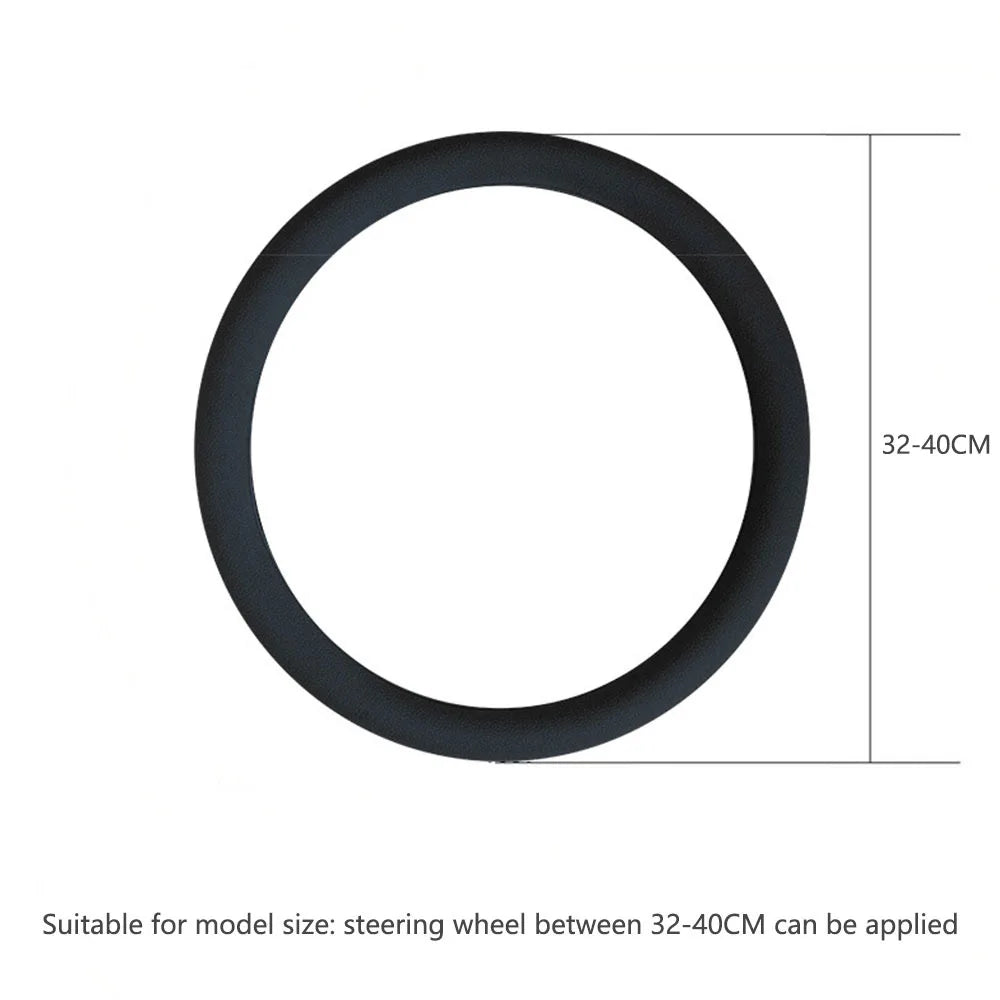 Silicone Steering Wheel Cover | Non-Slip Breathable Universal Fit 38cm | 14 Colours | Car Accessory