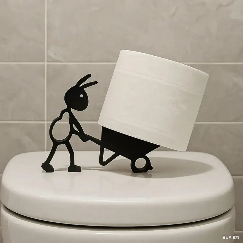 Animal-Style Toilet Roll Holder | Decorative Bathroom Accessory