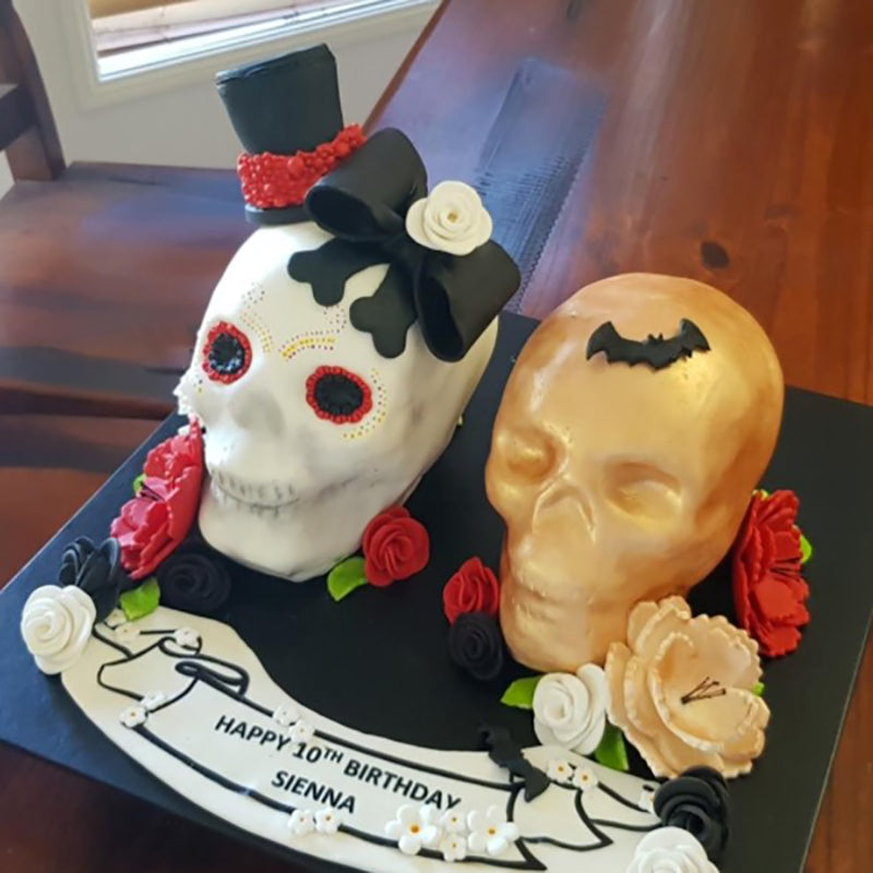 3D Halloween Silicone Baking Mould | Skull, Brain, Pumpkin & Zombie | Food Grade | Cake, Chocolate & Ice | Party Decoration