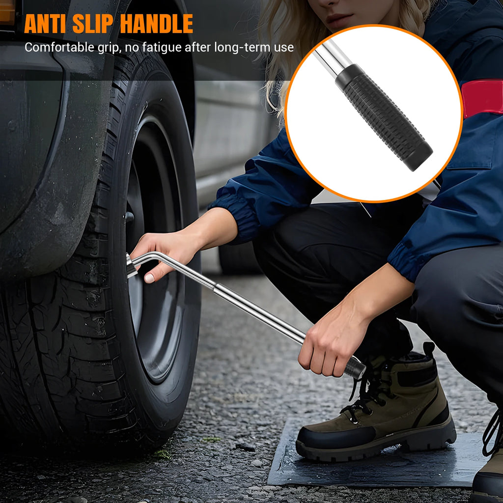 Extendable Emergency Wheel Wrench Set – Travel, Universal