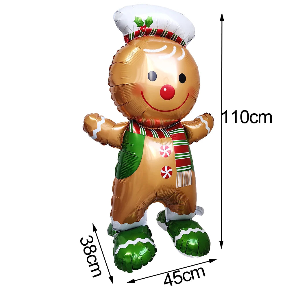 Christmas Standing Foil Balloons | 27 Festive Designs | Santa, Snowman, Reindeer & More | Party & Home Decor