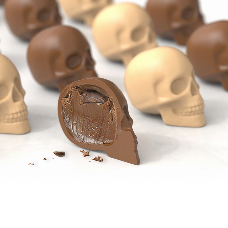 3D Halloween Silicone Baking Mould | Skull, Brain, Pumpkin & Zombie | Food Grade | Cake, Chocolate & Ice | Party Decoration