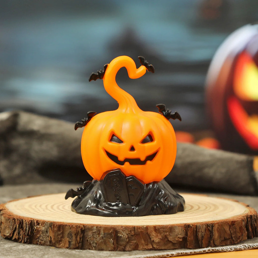 Halloween Pumpkin Lantern with Hook – LED Candle Light Decoration for Home, Porch, Bar & Party
