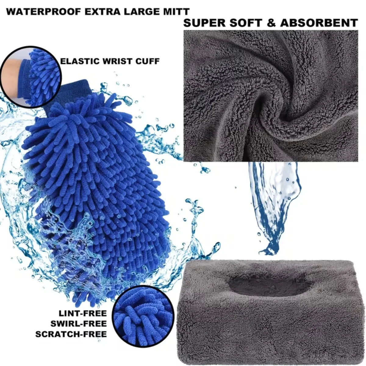 Car Detailing Brush Set for Vents & Tight Gaps | 16 or 20 Pieces