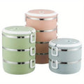 Stainless Steel Insulated Lunch Box | Stackable Bento Food Container | 1, 2, 3 or 4 Tier | Office & Travel