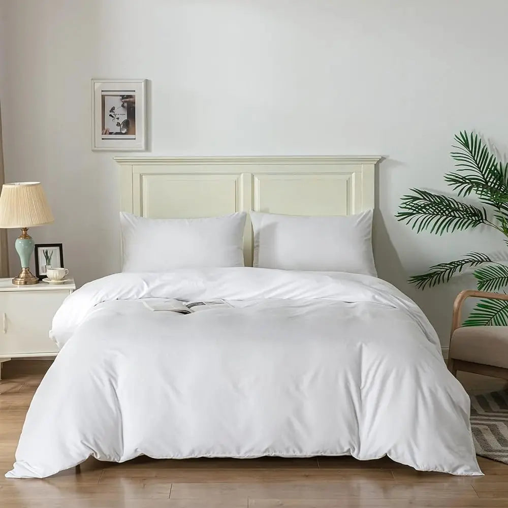 Good Nite Microfibre Duvet Cover Set | Soft & Breathable | Single, Double & King | 4 Colours