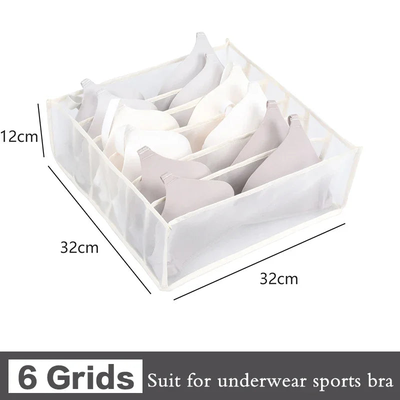 Drawer Organiser Storage Box | Wardrobe Divider for Underwear, Socks & Clothes